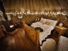 Rosehip Yurt with Hot Tub on a Glampsite in the Staffordshire Moorlands, England